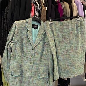 Jodi Multicolor Tweed Blazer and Skirt Set🔆